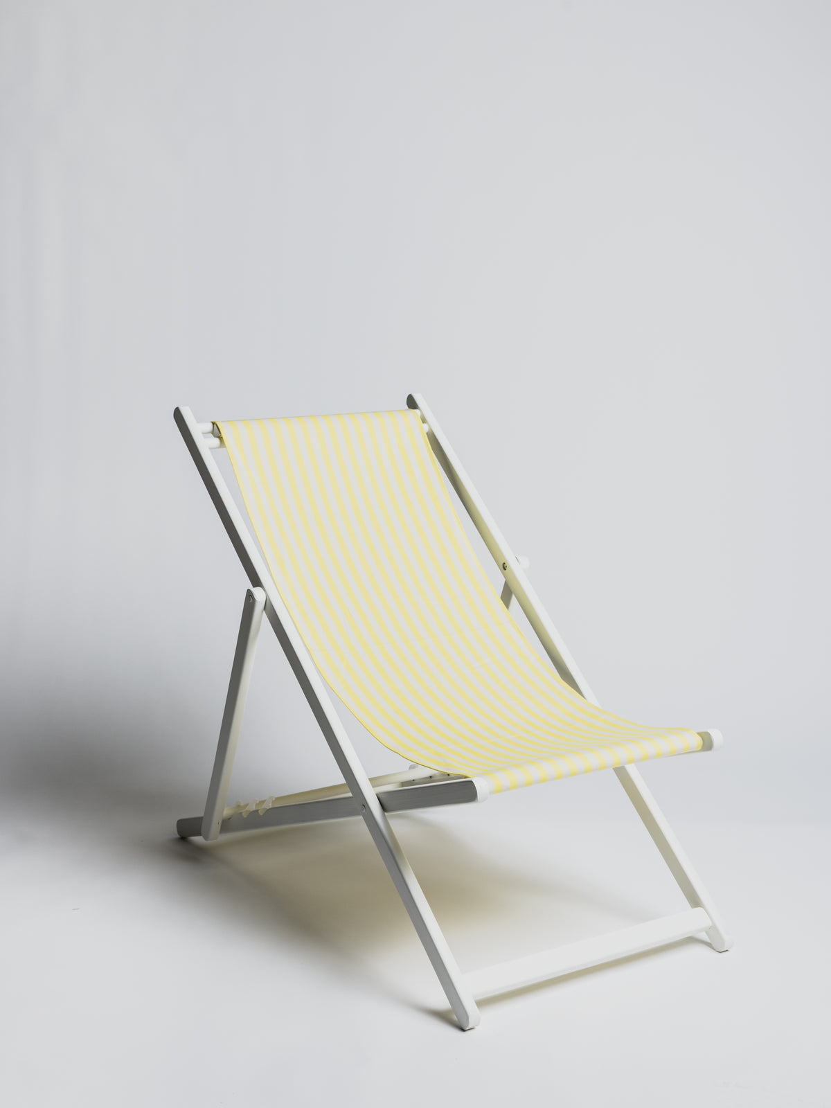 Sun chair - Stripe Ananas with White Structure - Cigale & Fourmi