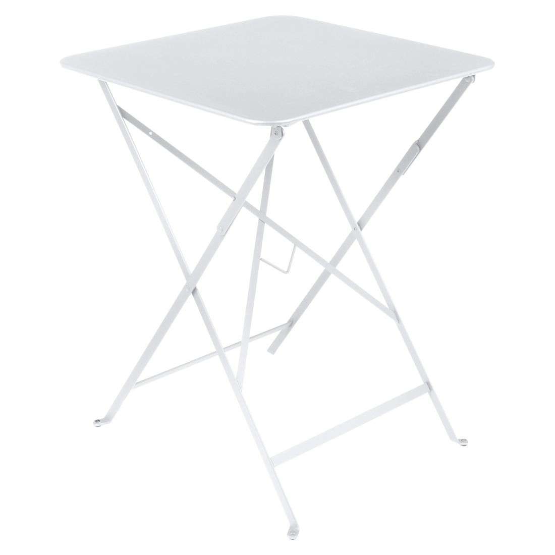 Bistro Folding Table Square - Cotton White