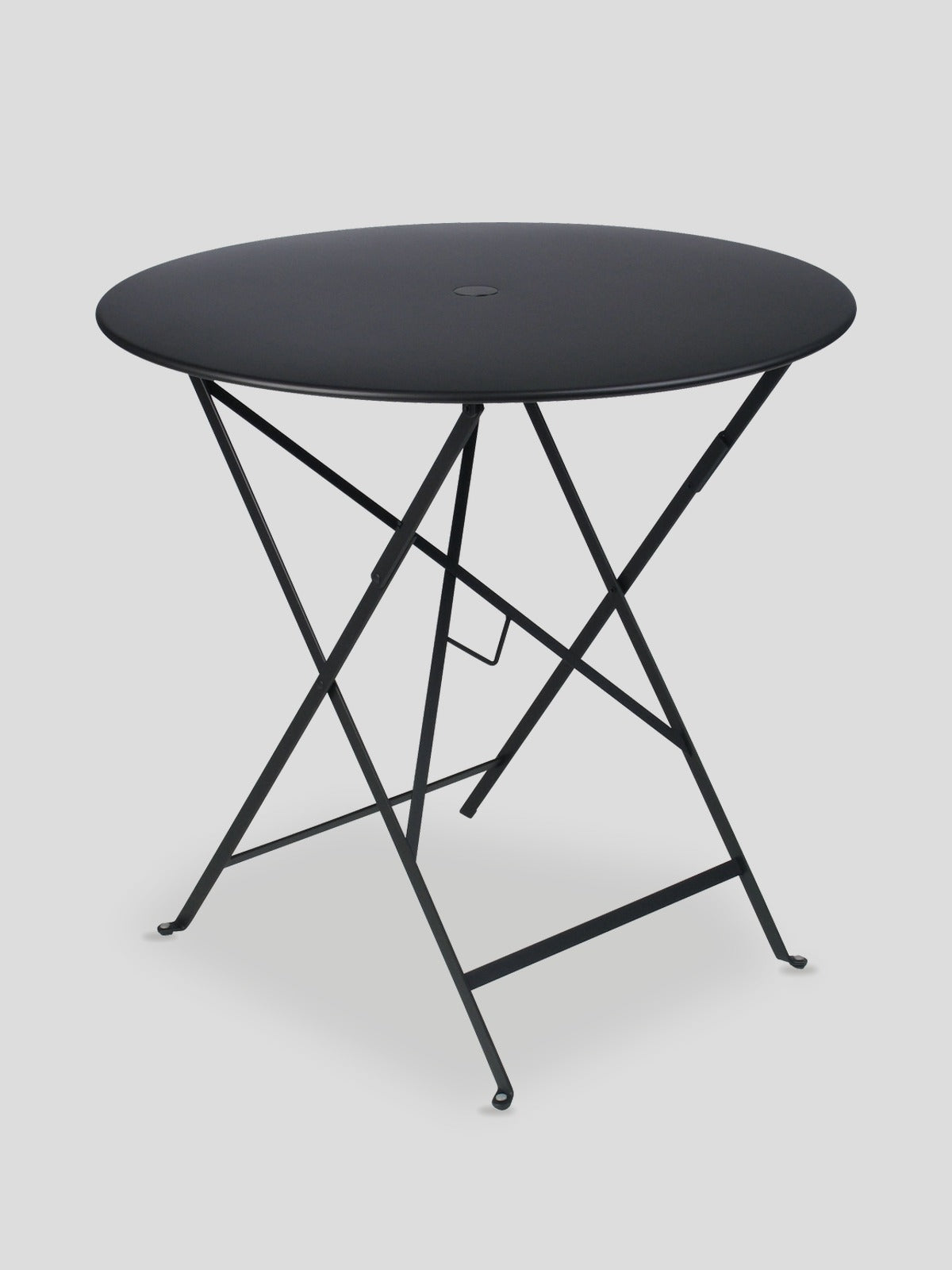 Bistro Folding Table Round - Liquorice — Cigale & Fourmi