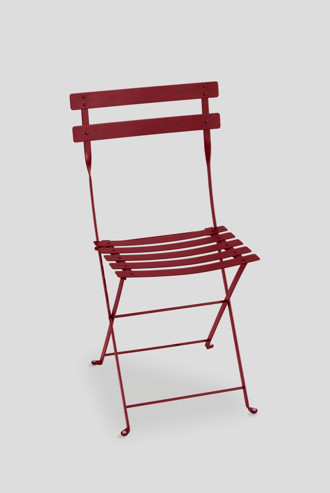 Bistro Metal Folding Chair - Chili — Cigale & Fourmi