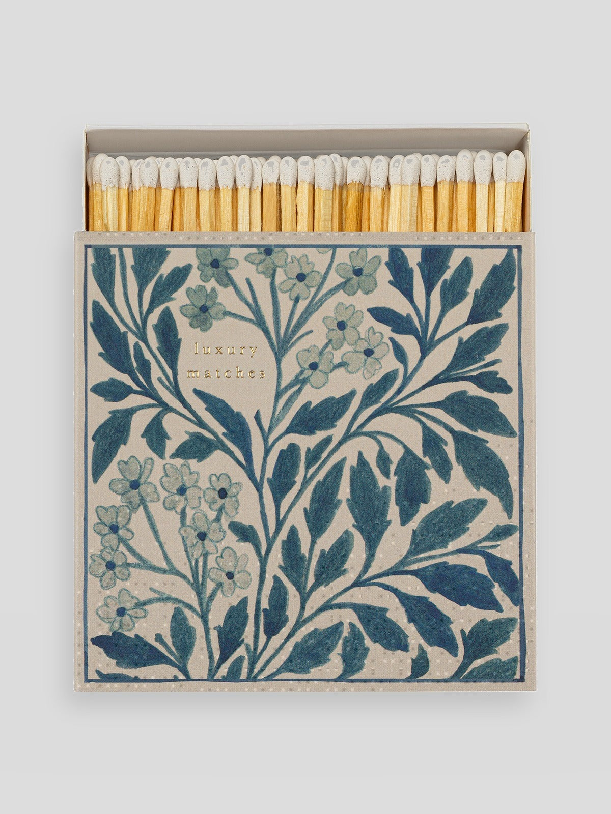 Luxury Matches - Blue Floral Matches — Archivist