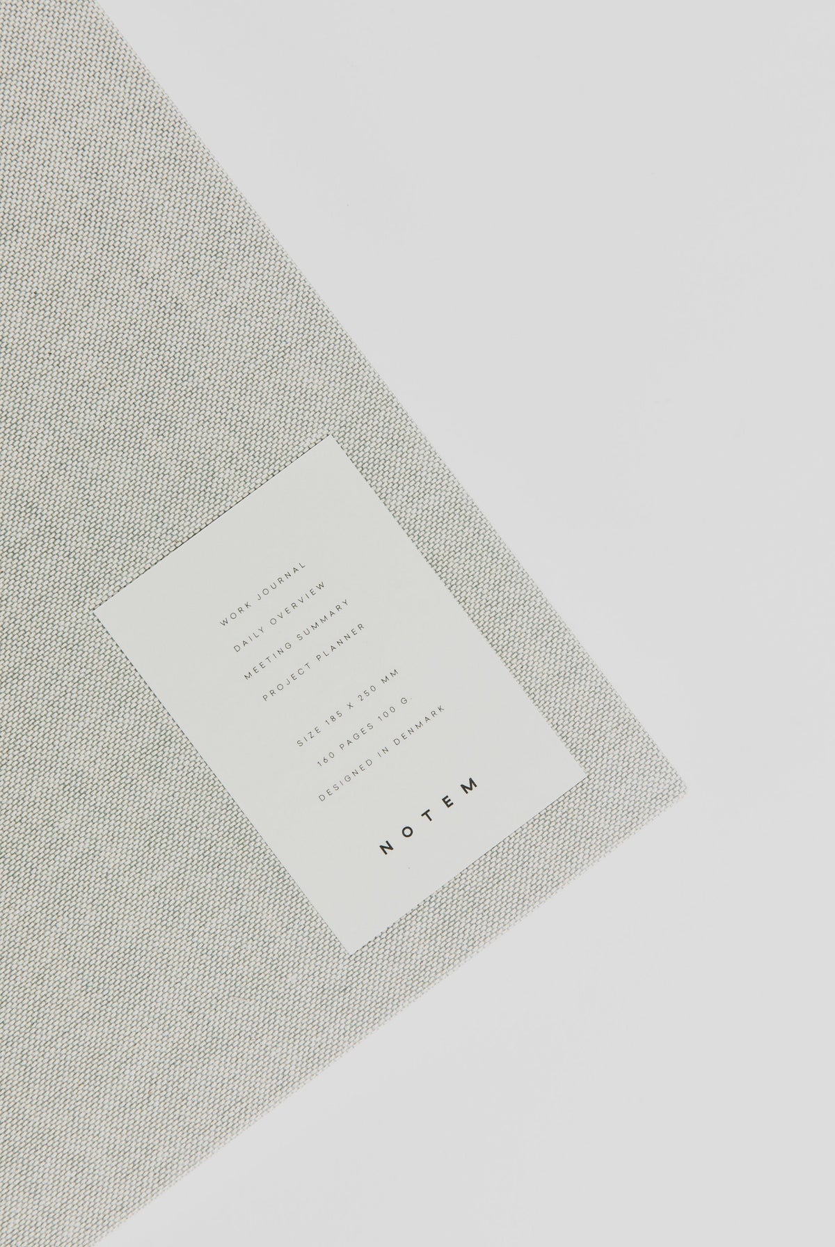 EVEN Work Journal - Light Grey Cloth L Journal Notem