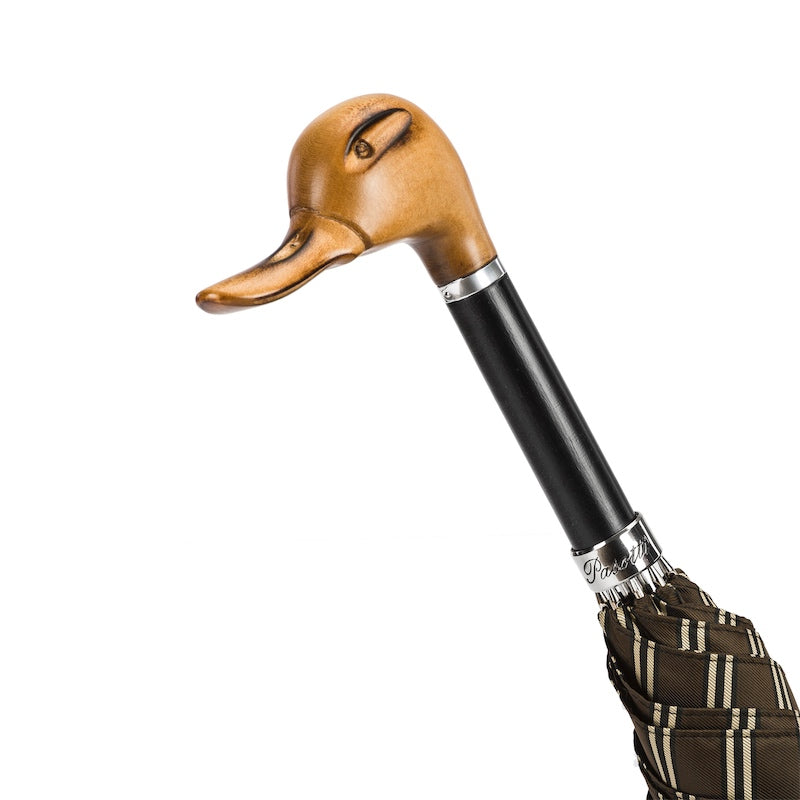 Umbrella - Hand Carved Light Duck - Cigale &  Fourmi