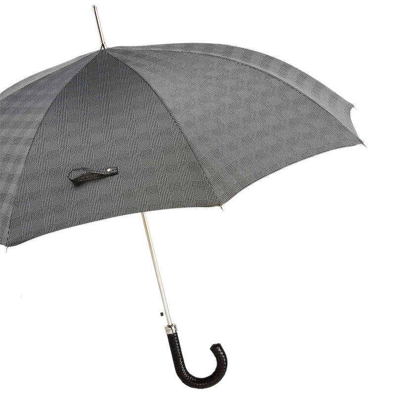Umbrella - Milford with braided leather handle - Cigale &  Fourmi