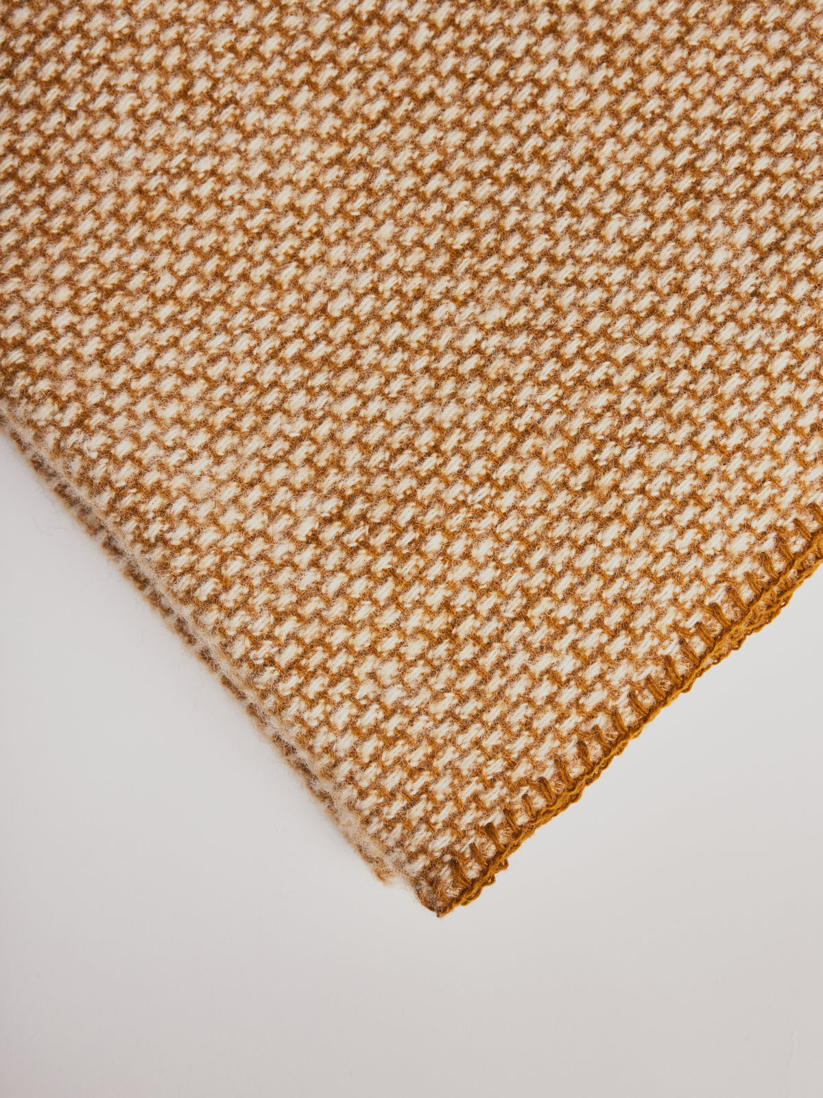 Woolen Blanket - Domino Crème Caramel - Cigale &  Fourmi
