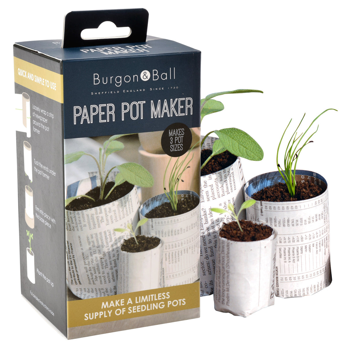 Seed Pot Maker - Growing Gardener