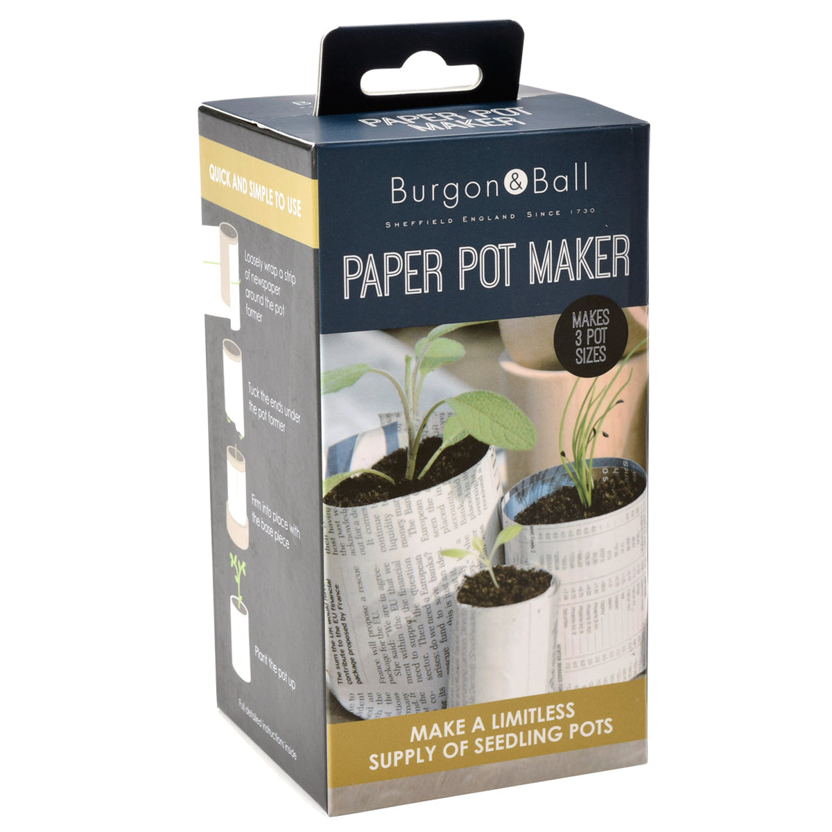 Seed Pot Maker - Growing Gardener