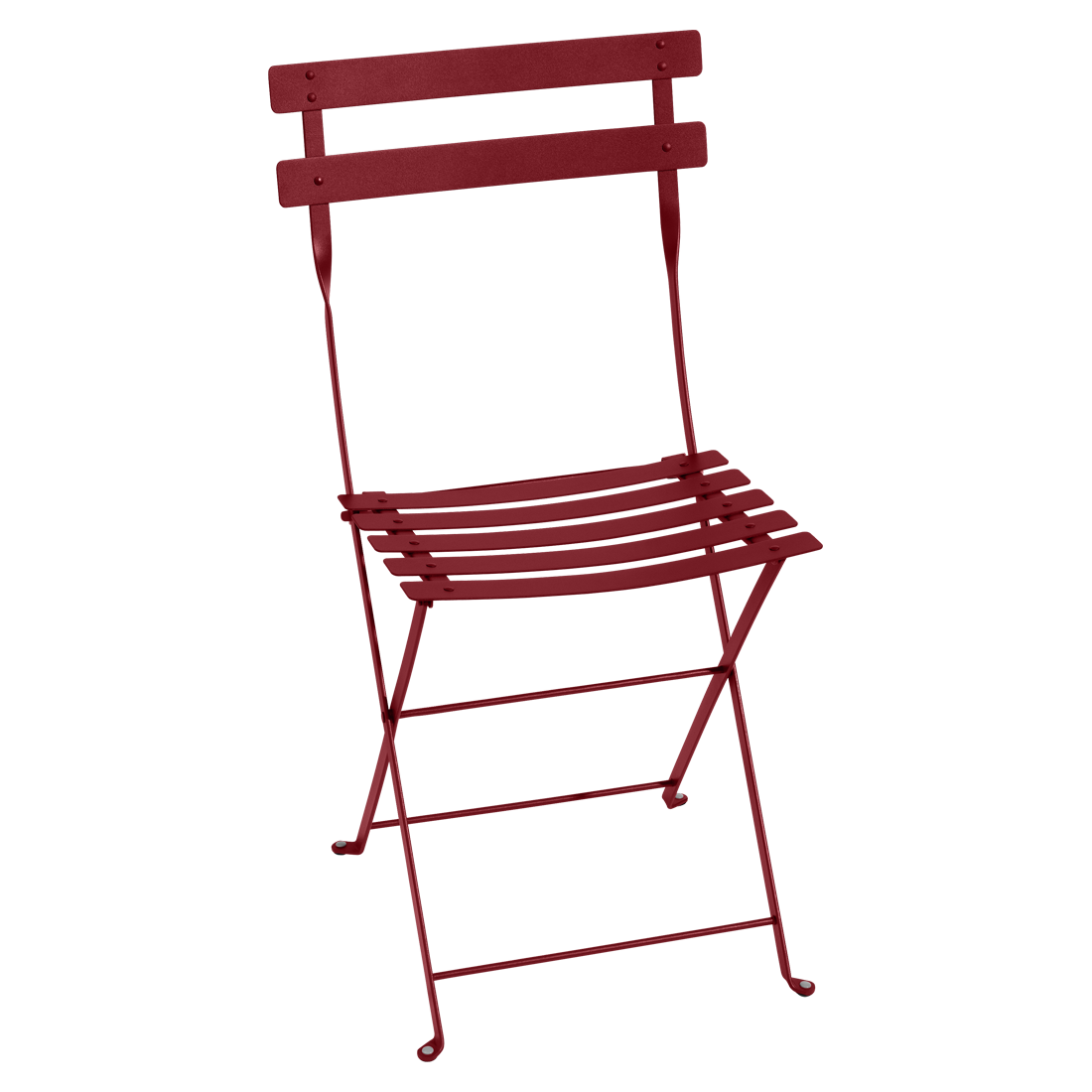 Bistro Metal Folding Chair - Chili