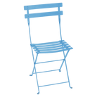 Bistro Metal Folding Chair - Maya Blue