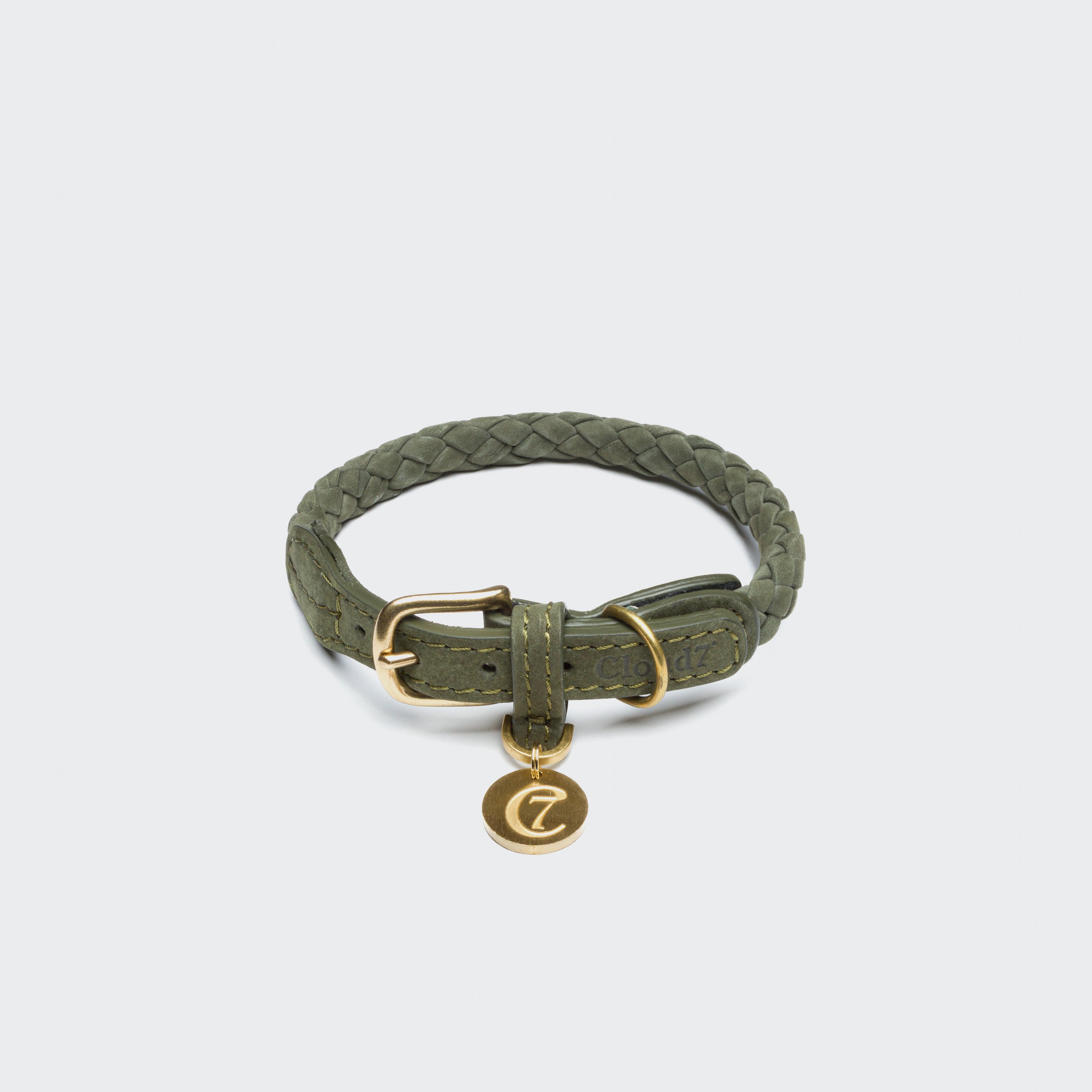 Dog Collar Ravello - Moss — detail 2