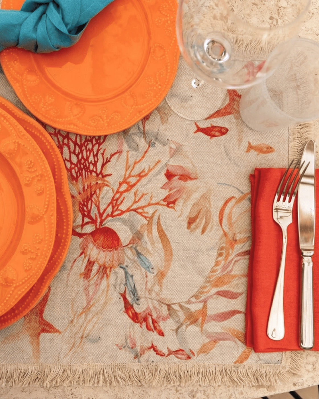 Placemat - Ondiva - 100% Linen — Tessitura Toscana Telerie