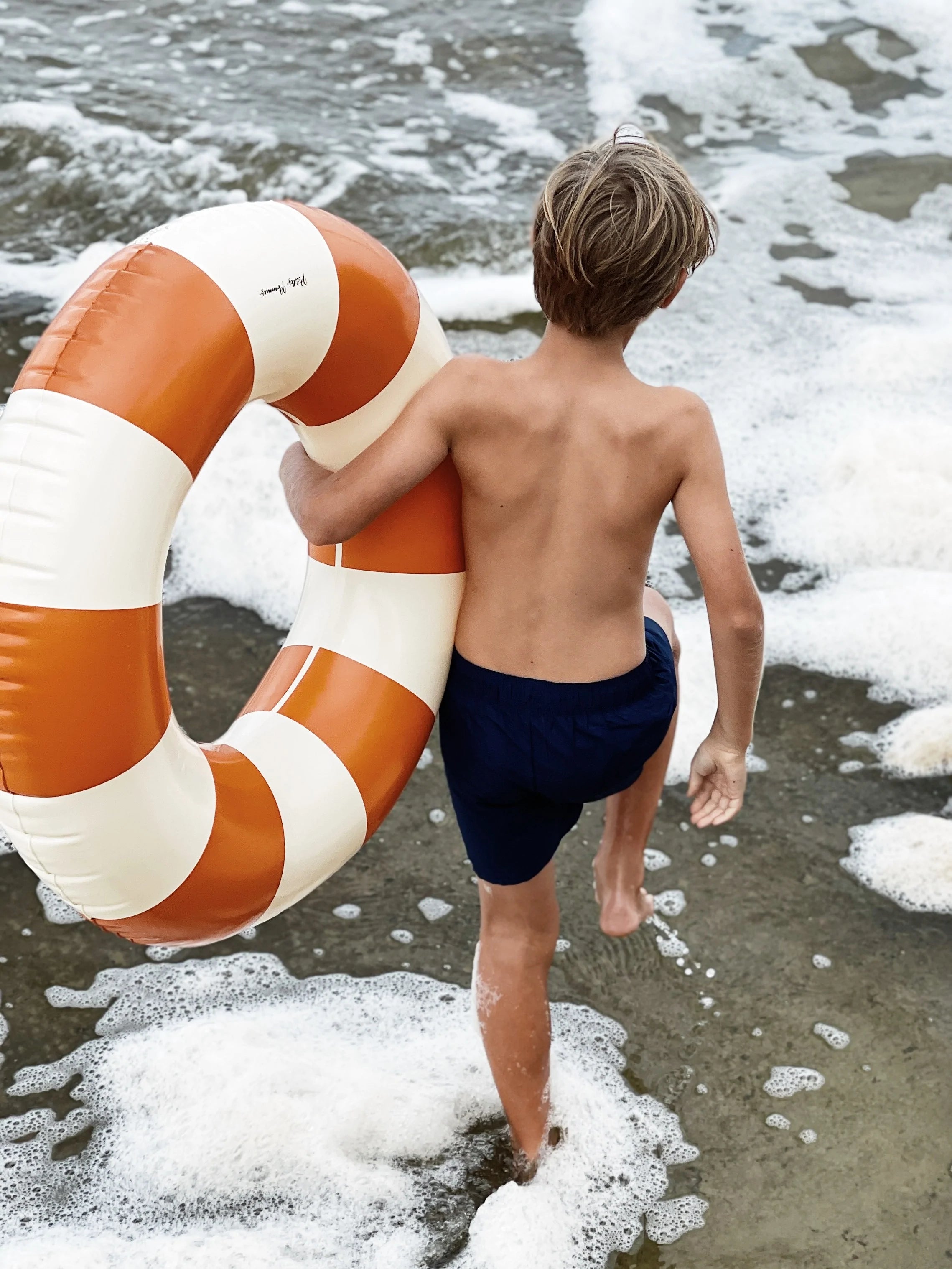 Petites Pommes Inflatable Ring - Tangerine - Cigale &  Fourmi