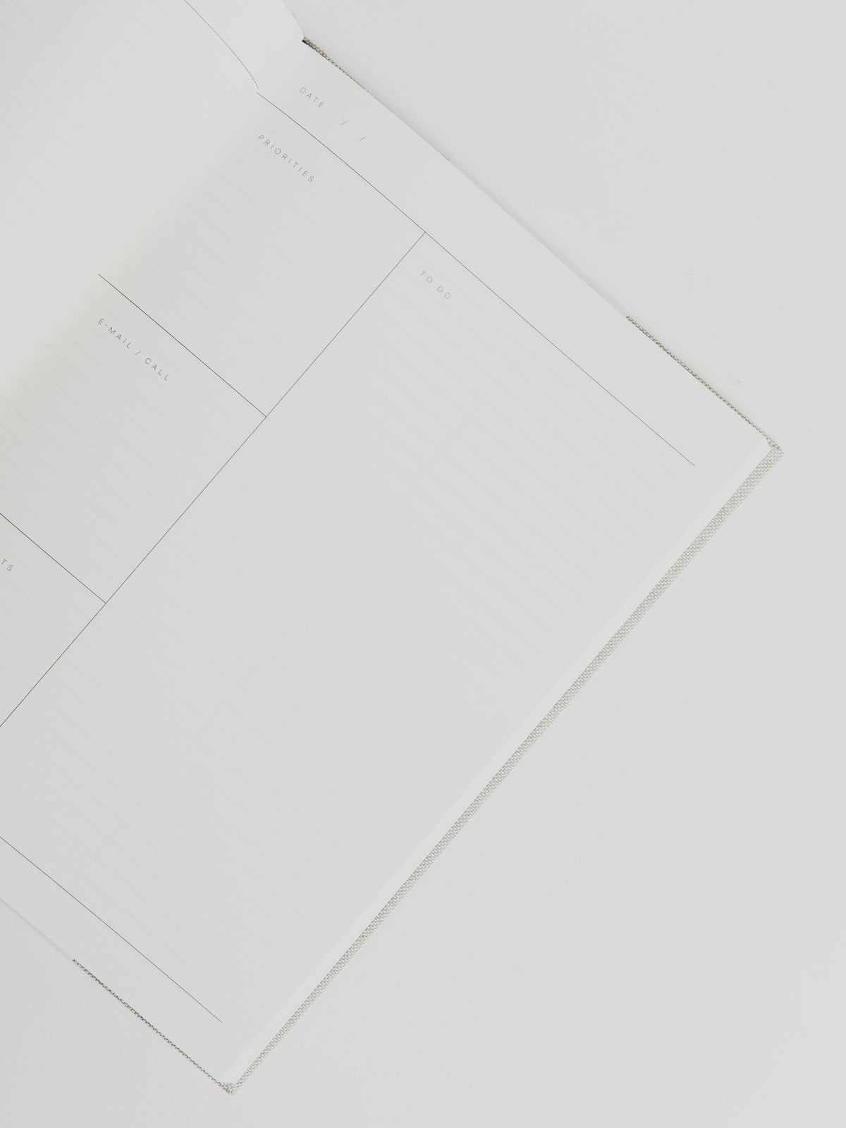 EVEN Work Journal - Light Grey Cloth L Journal Notem 